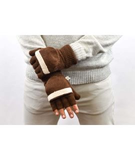 Gants laine homme chaud et doux pour l'hiver - La Maison de l'Alpaga